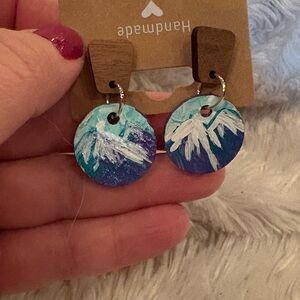 Homemade Mountain Earrings